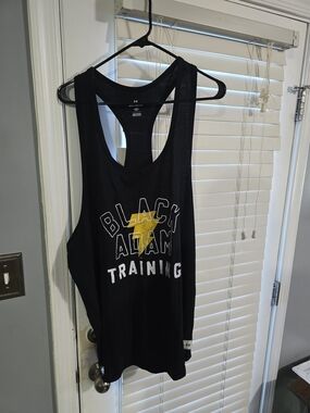 Under Armour Men's UA Project Rock Black Adam Muscle Racerback Tank 2XL